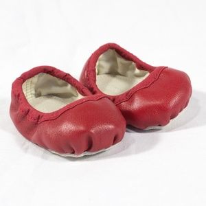 Gymboree Red Leather Crib Shoes
